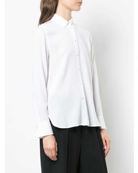 Женская белая классическая рубашка от Vince