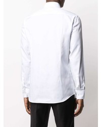 Мужская белая классическая рубашка от BOSS