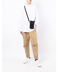 Мужская белая классическая рубашка от Armani Exchange