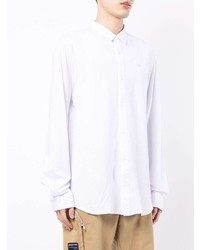 Мужская белая классическая рубашка от Armani Exchange