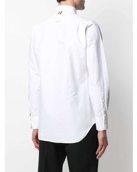 Мужская белая классическая рубашка от Thom Browne