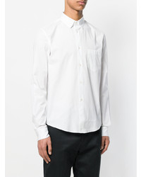 Мужская белая классическая рубашка от Golden Goose Deluxe Brand
