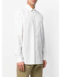 Мужская белая классическая рубашка от Oamc