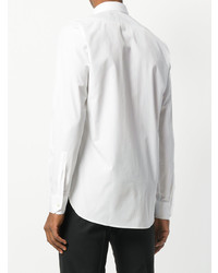 Мужская белая классическая рубашка от Saint Laurent