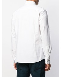 Мужская белая классическая рубашка от Hackett