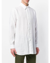 Мужская белая классическая рубашка от Kent & Curwen