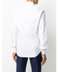 Мужская белая классическая рубашка от Corneliani