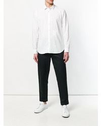 Мужская белая классическая рубашка от Dnl