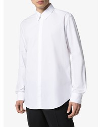 Мужская белая классическая рубашка от Fendi