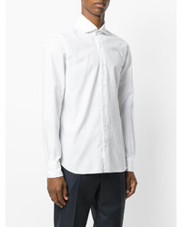 Мужская белая классическая рубашка от Barba