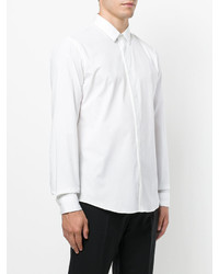 Мужская белая классическая рубашка от Dondup