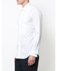 Мужская белая классическая рубашка от Thom Browne