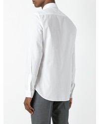 Мужская белая классическая рубашка от Maison Margiela