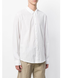Мужская белая классическая рубашка от James Perse