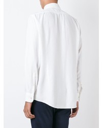 Мужская белая классическая рубашка от Massimo Alba