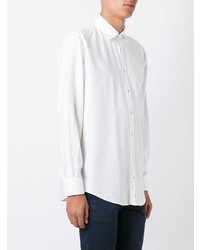 Мужская белая классическая рубашка от Massimo Alba