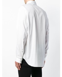 Мужская белая классическая рубашка от Philipp Plein