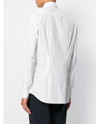 Мужская белая классическая рубашка от Prada