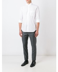 Мужская белая классическая рубашка от Aspesi