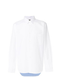 Мужская белая классическая рубашка от Comme Des Garcons Homme Plus
