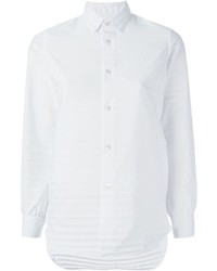 Женская белая классическая рубашка от Comme des Garcons