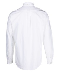 Мужская белая классическая рубашка от Deperlu