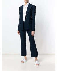 Женская белая классическая рубашка от Khaite