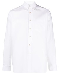 Мужская белая классическая рубашка от D4.0