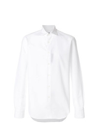 Мужская белая классическая рубашка от Dell'oglio