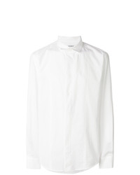 Мужская белая классическая рубашка от Dirk Bikkembergs
