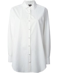 Женская белая классическая рубашка от DKNY