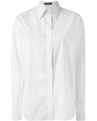 Женская белая классическая рубашка от Dolce & Gabbana