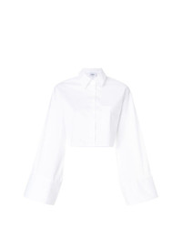Женская белая классическая рубашка от Dondup