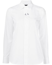 Женская белая классическая рубашка от Dsquared2