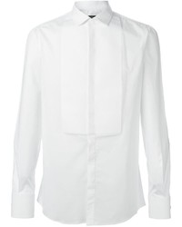 Мужская белая классическая рубашка от DSQUARED2