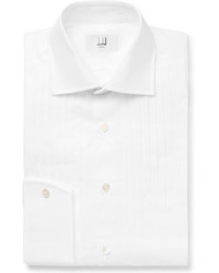 Мужская белая классическая рубашка от Dunhill