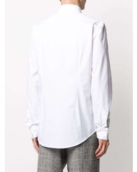 Мужская белая классическая рубашка от MSGM