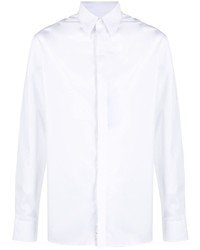 Мужская белая классическая рубашка от Emporio Armani
