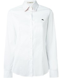 Женская белая классическая рубашка от Etro