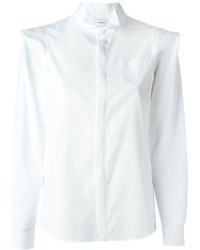 Женская белая классическая рубашка от Facetasm