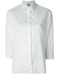 Женская белая классическая рубашка от Fay
