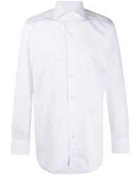 Мужская белая классическая рубашка от Finamore 1925 Napoli