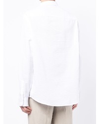 Мужская белая классическая рубашка от Armani Exchange