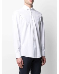 Мужская белая классическая рубашка от BOSS HUGO BOSS