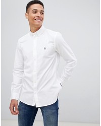 Мужская белая классическая рубашка от French Connection