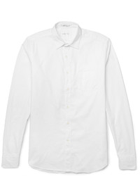 Мужская белая классическая рубашка от Gant