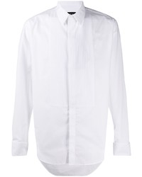 Мужская белая классическая рубашка от Giorgio Armani