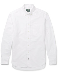 Мужская белая классическая рубашка от Gitman Brothers