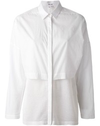 Женская белая классическая рубашка от Helmut Lang