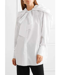 Женская белая классическая рубашка от Valentino